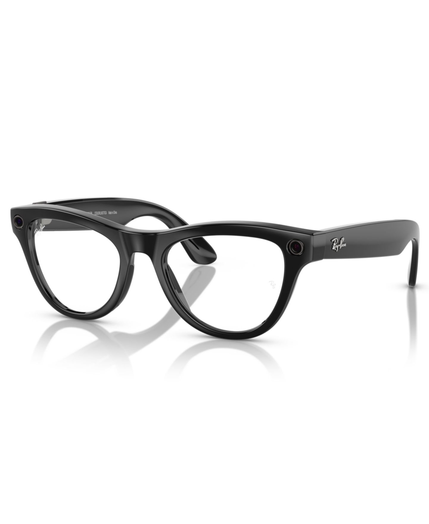 Очки Ray-Ban Unisex AI Meta Gen1 Skyler Photocromic Glasses, RW4010, цвет: Чёрный фиолетовый — фото 1