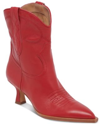 Dolce Vita - Women's Angel Western Kitten-Heel Dress Booties
