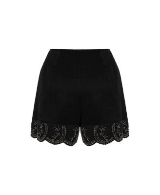 Women's Stone Detailed Shorts