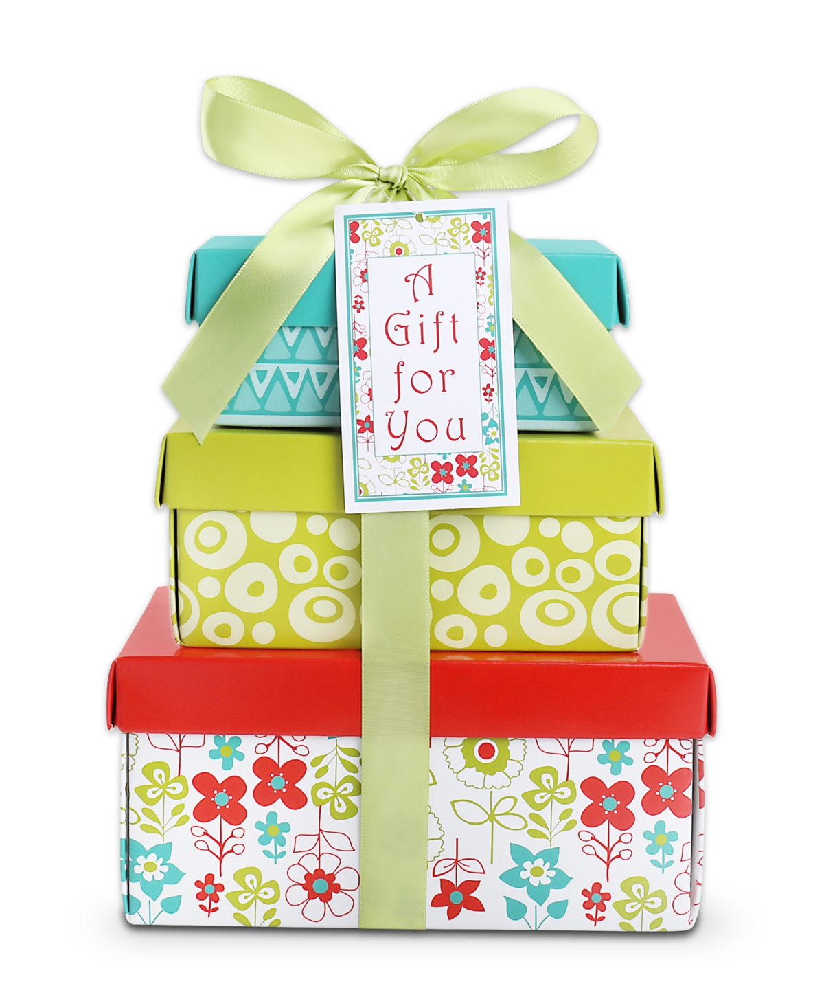 Shop Alder Creek Gift Baskets Spring Treats Medley Gift Tower, 4 Piece In No Color