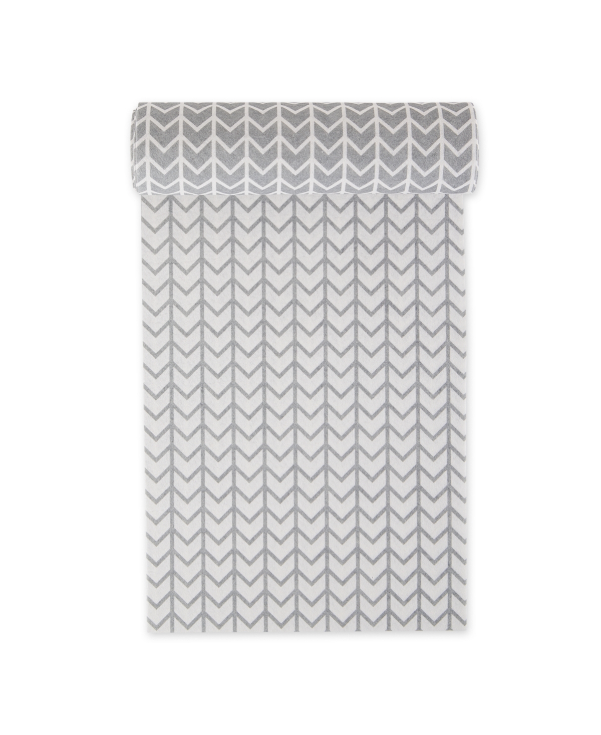Design Imports Fridge Shelf Liner Collection Non-adhesive, Cut To Fit, Machine Washable, 12x120", Gray Herringbone, In Gray Herringbone