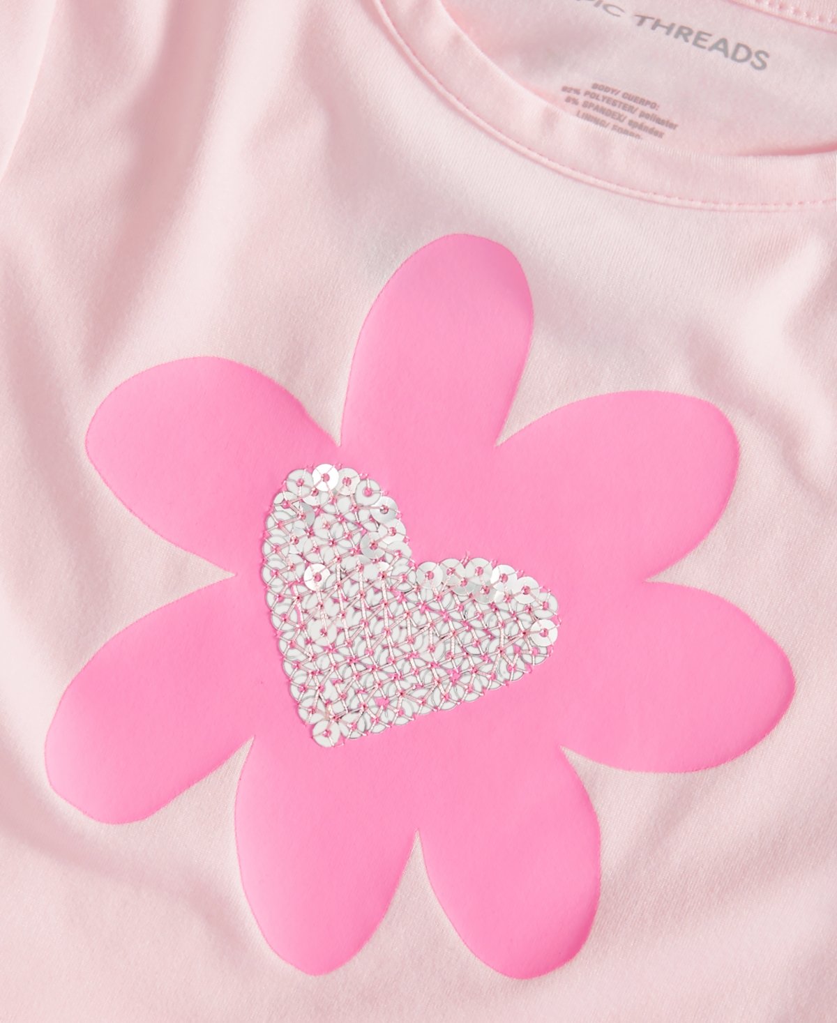 Epic Threads Toddler Girls Heart Flower Tulle Dress, Created for Macy's