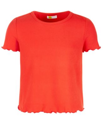 Epic Threads - Little & Big Girls Solid Ribbed T-Shirt