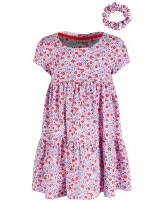 Epic Threads Toddler Girls Ditsy Floral Print Tiered Dress With Scrunchie Created for Macy s Macy s