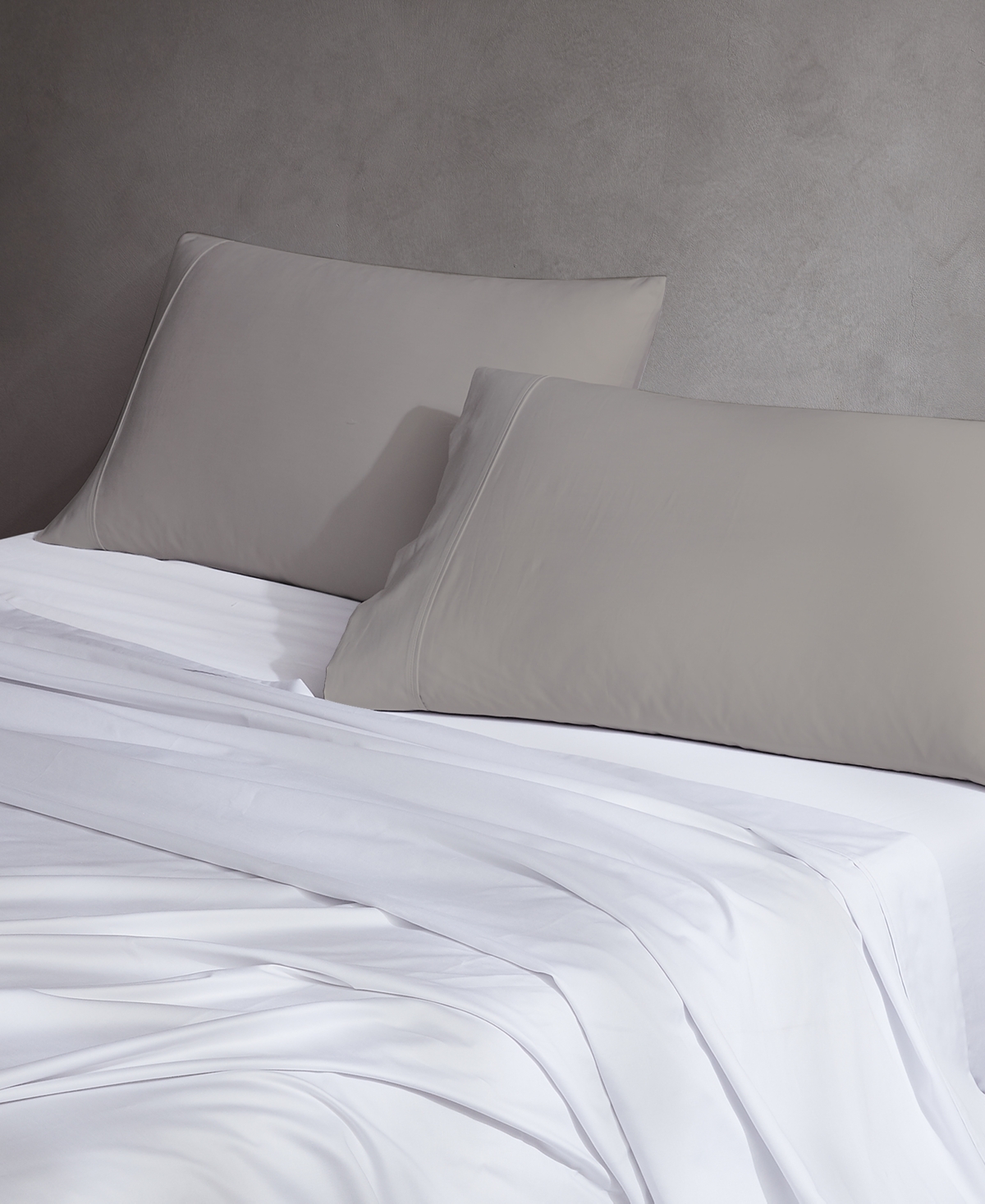 Purity Home 400 Thread Count Cotton Sateen 2 Pc - Taupe 1