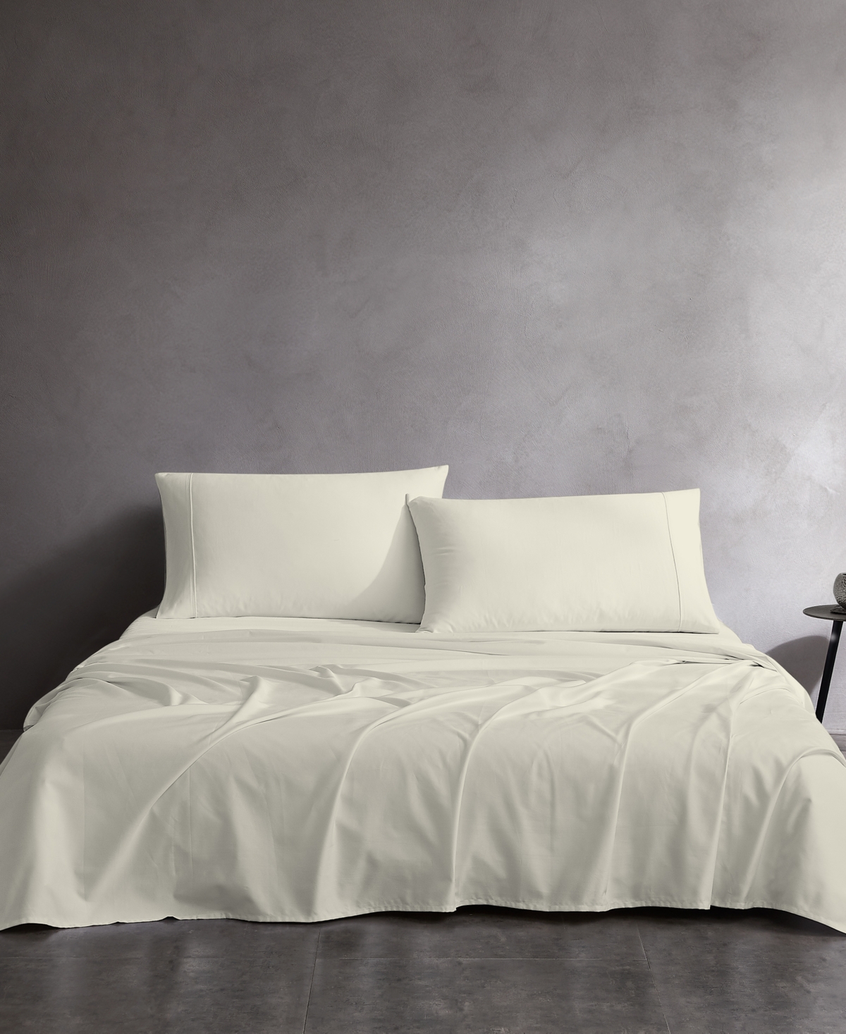 Purity Home 400 Thread Count Wrinkle Resistant Cotton Sateen -Pc. Sheet Set