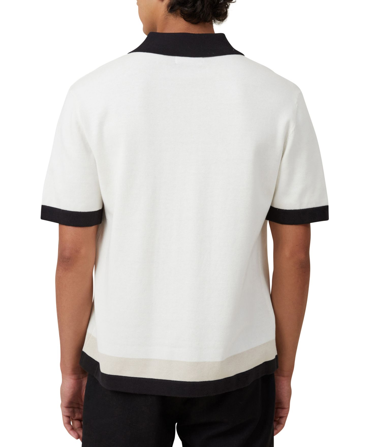 Мужская рубашка Cotton On Pablo Short Sleeve, цвет: Молочный белый — фото 2