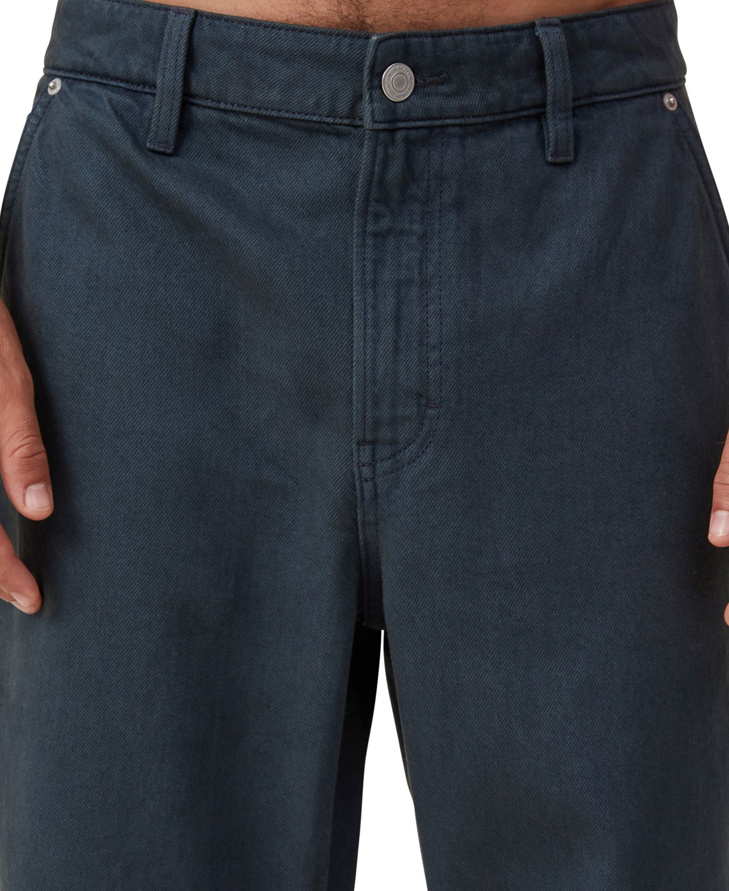 Мужские джинсы COTTON ON Baggy Jean, цвет: Зелёный — фото 4