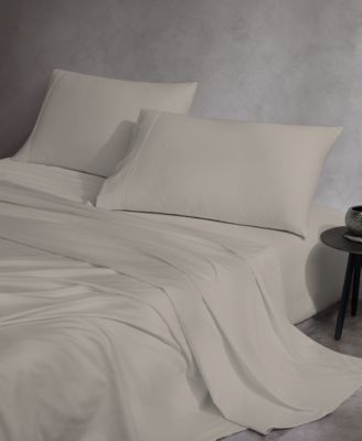 400 Thread Count Wrinkle Resistant Cotton Sateen 4-Pc. Sheet Set, Queen