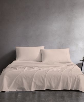 400 Thread Count Wrinkle Resistant Cotton Sateen 3-Pc. Sheet Set, Twin