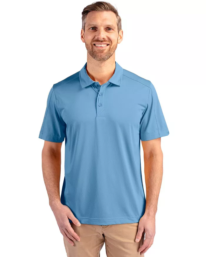 Prospect Textured Stretch Mens Short Sleeve Polo Shirt - thumbnail 7