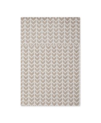 Fridge Liner Collection Non-Adhesive, Cut to Fit, 12x24", Stone Herringbone, 6 Piece