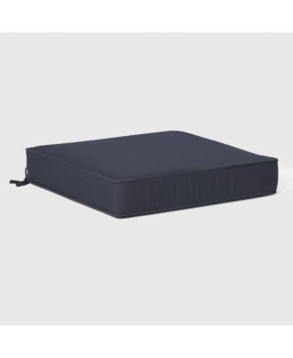 Outdoor Patio Furniture Seat Chair Square Cushions with Piping. Set of 2, 20" x 19"