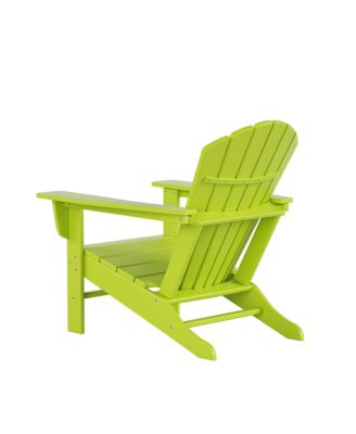 All-Weather Contoured Outdoor Poly Adirondack Chair