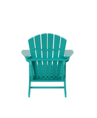 All-Weather Contoured Outdoor Poly Adirondack Chair