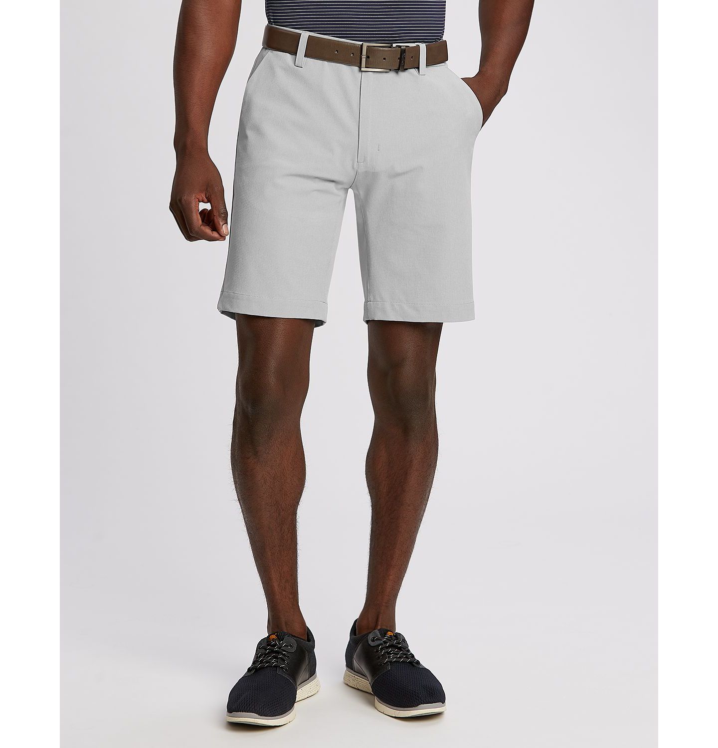 Мужские шорты Cutter & Buck Bainbridge Sport Technical Every Day Short, цвет: Чёрный — фото 1
