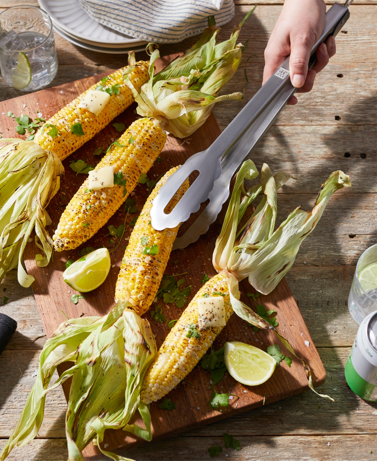 Zwilling Bbq Stainless Steel Grill Tongs In Stainless Steel