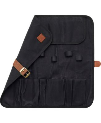 BBQ Chef’s Black Waxed Canvas Tool Storage Wrap