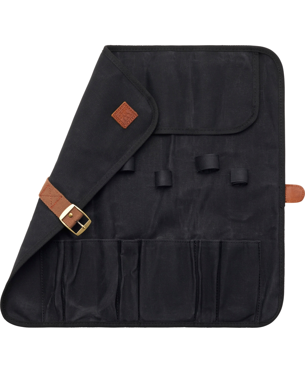 ZWILLING BBQ CHEF'S BLACK WAXED CANVAS TOOL STORAGE WRAP 