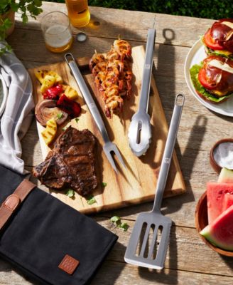 BBQ 4pc Stainless Steel Grill Tool Set