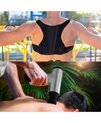 Adjustable Posture Corrector & Professional Massage Gun