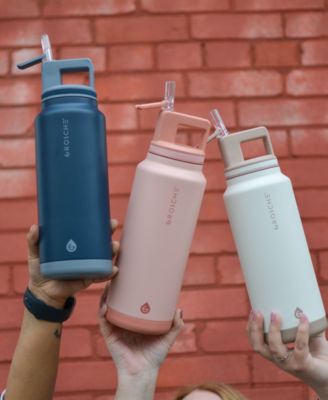 Alpine Flip 'N Sip Insulated, Leakproof Water Bottle with Straw, 40 OZ