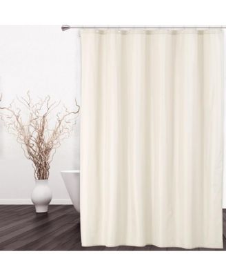 Waterproof Fabric Shower Curtain Liner with Magnets, 72" x 72"