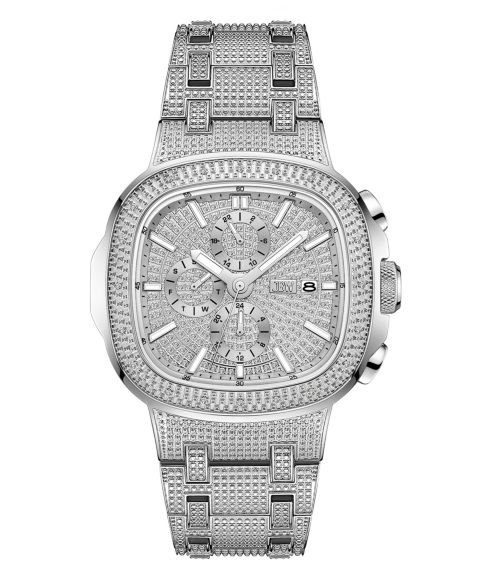 Мужские часы Jbw Diamond (1/5 ct. t.w.) Watch in Stainless-steel 48mm, цвет: Серебряный