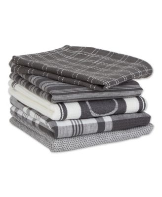 Everyday Collection Foodie Kitchen Set, Dishtowel Dishcloth, Mineral, 5 Piece