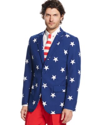 Men's USA Summer Suit - America Theme Costume Suit