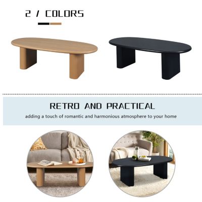 51" Tapered Tabletop Coffee Table