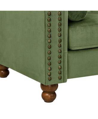 Velvet Tufted Sofa Settee