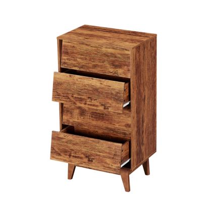 Streamdale 4 Drawer Double Dresser Features Vintage-Style And Bevel Design