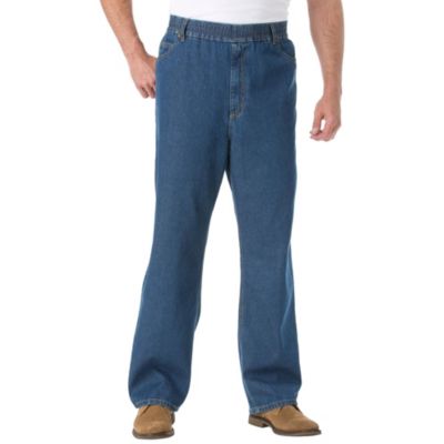 Big and tall elastic shops waist jeans