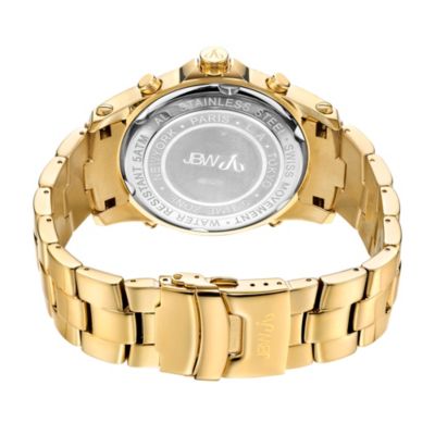 Men's Jet Setter Diamond (2 ct.t.w.) 18k Gold Plated Stainless Steel Watch