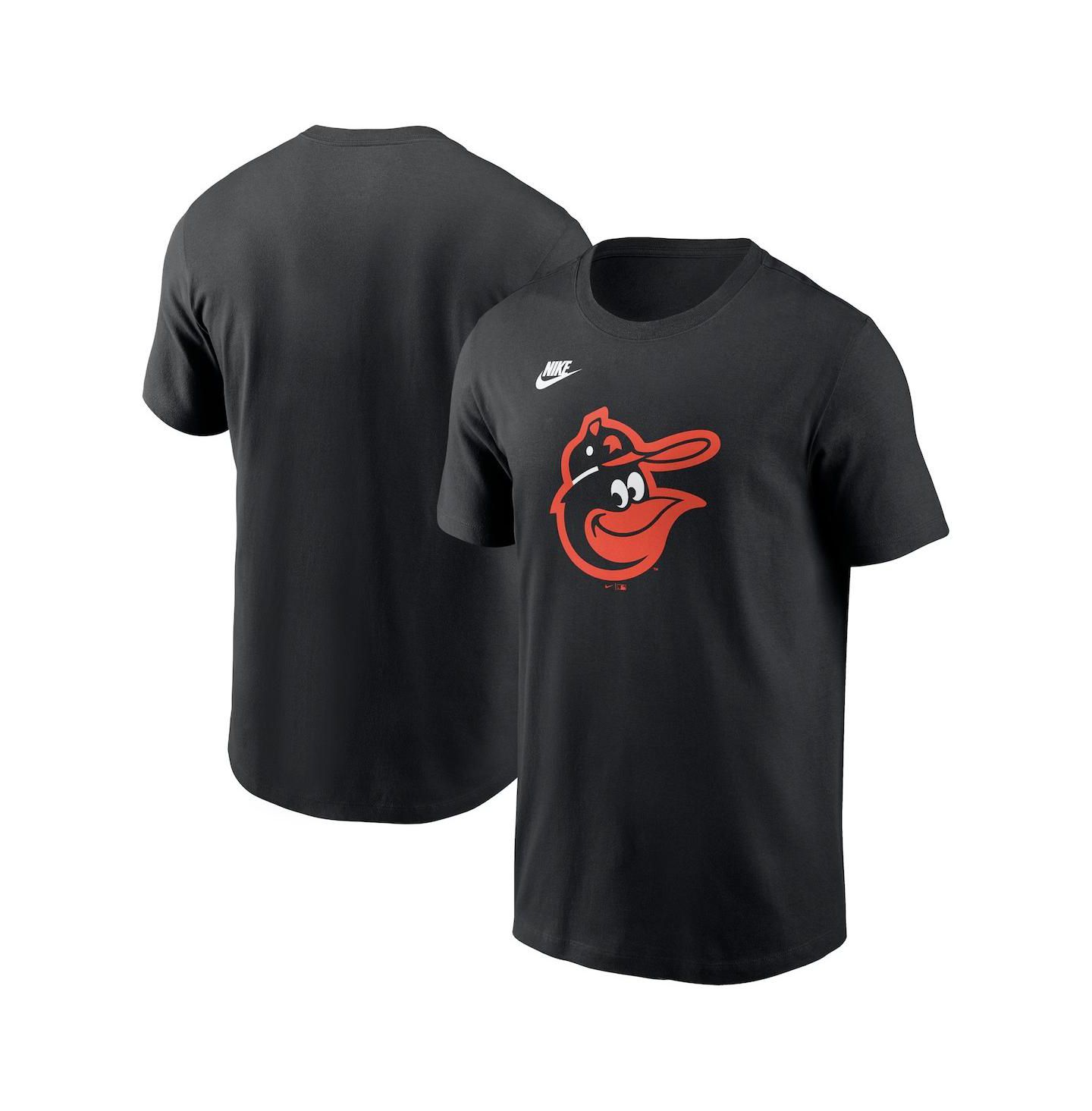 Мужская футболка Nike Black Baltimore Orioles Cooperstown Collection Team Logo — фото 1