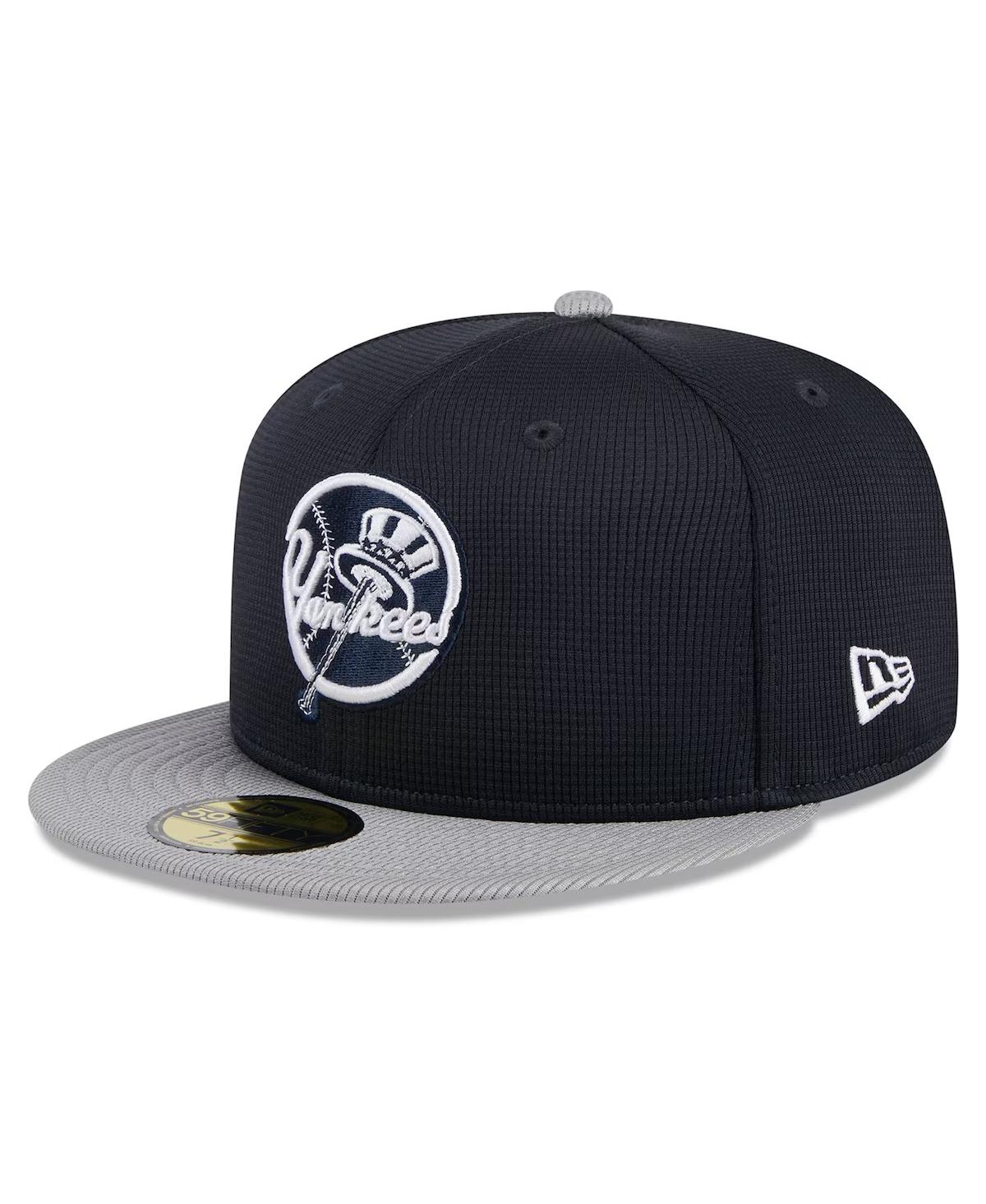Men's Navy New York Yankees 2024 Batting Practice 59FIFTY Fitted Hat - Navy