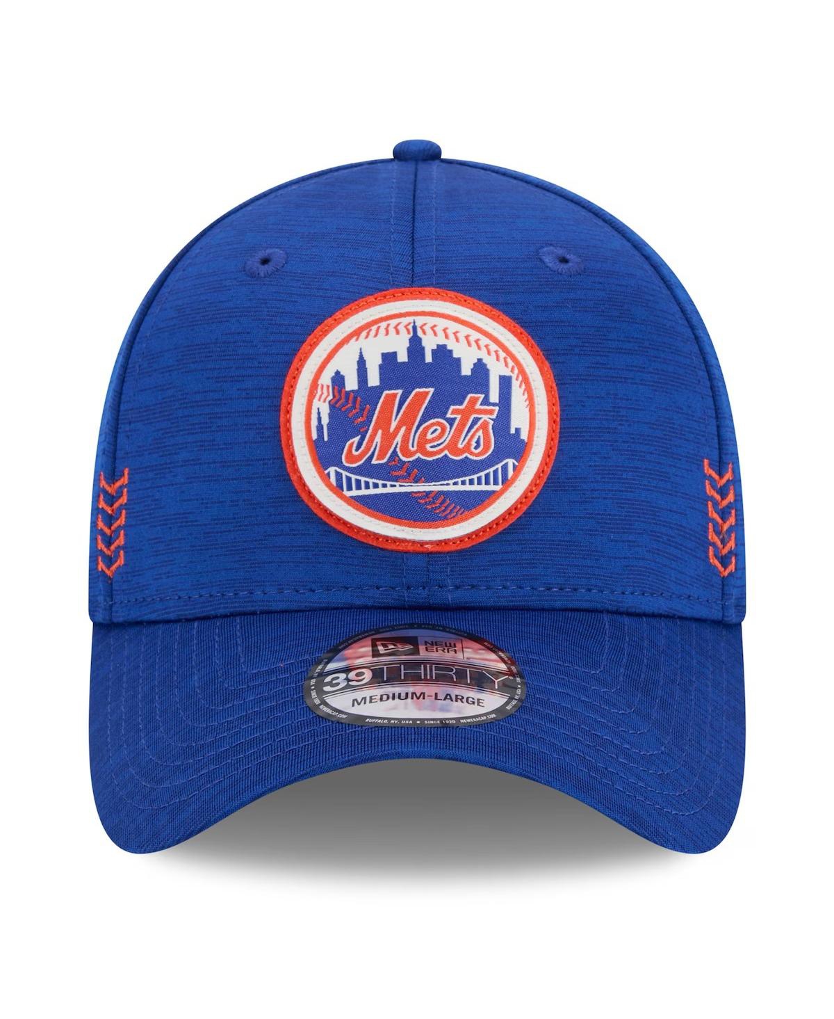 New Era Men'sNew York Mets 2024 Clubhouse 39THIRTY Flex Fit Hat - Royal