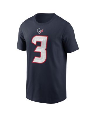 Men's Tank Dell Navy Houston Texans Player Name Number T-Shirt