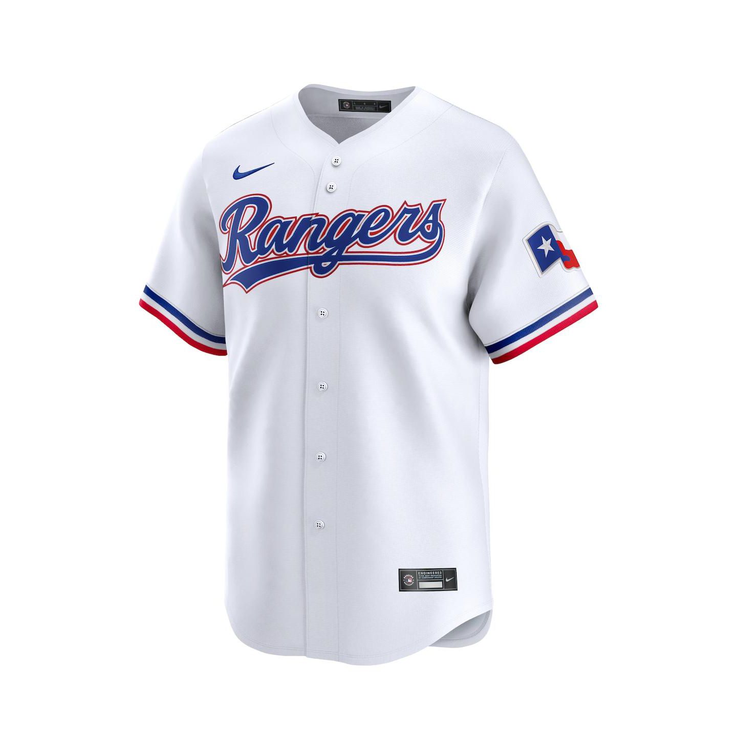Мужской топ Nike Corey Seager White Texas Rangers Home Limited Player Jersey — фото 2