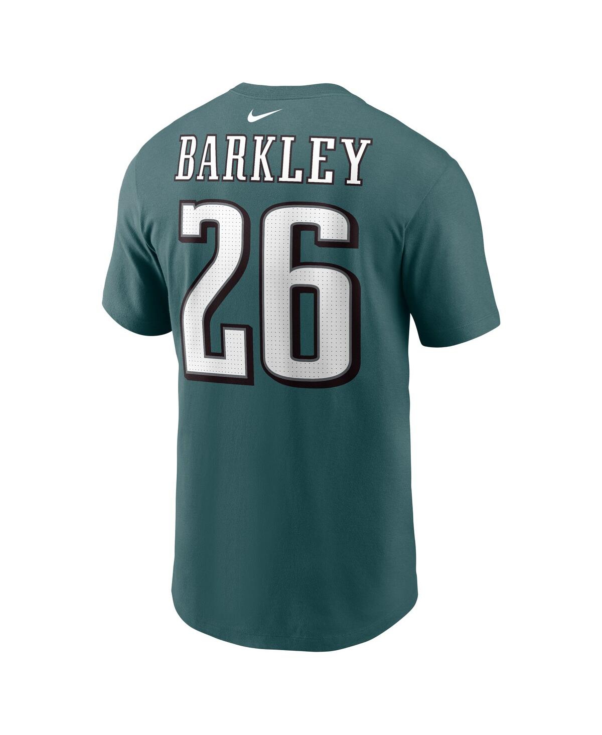 Nike Men's Saquon Barkley MidnightPhiladelphia Eagles Player Name Number T-Shirt - Green