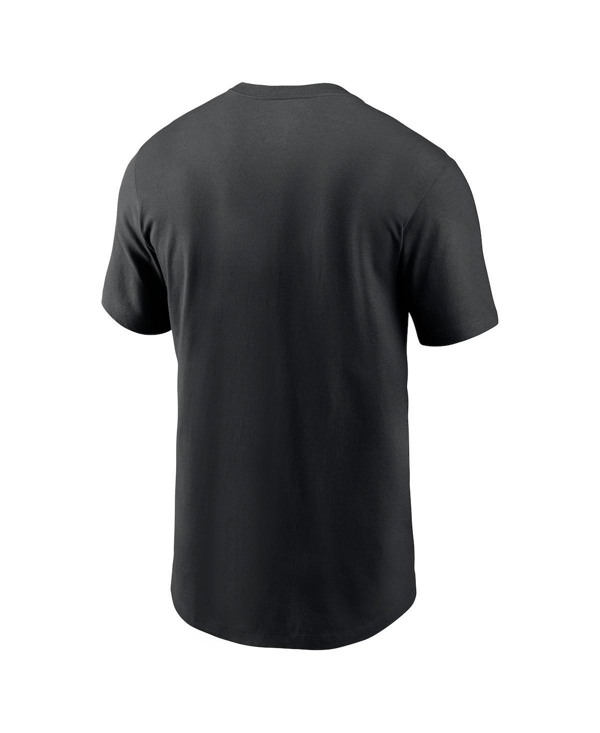 Nike Men'sSan Francisco 49ers Primetime Wordmark Essential T-Shirt - Black