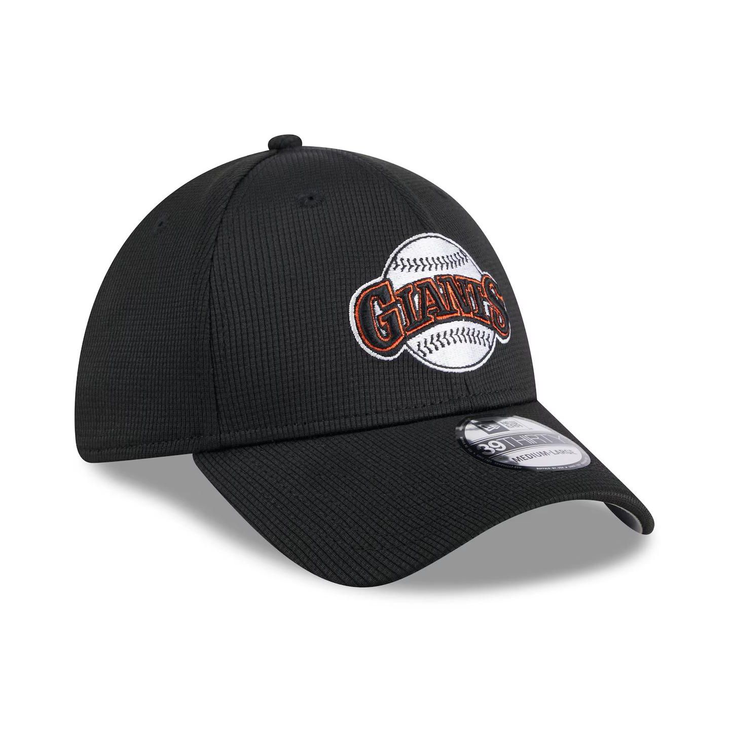Мужская кепка New Era Black San Francisco Giants 2024 Batting Practice 39THIRTY Flex Hat — фото 3
