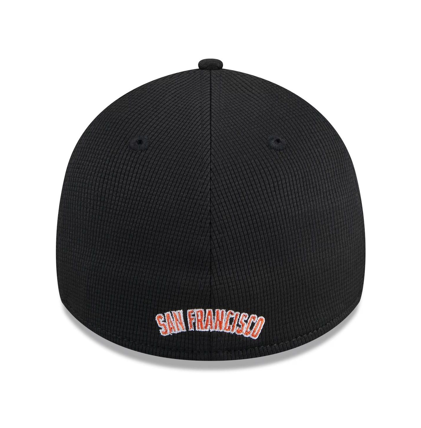 Мужская кепка New Era Black San Francisco Giants 2024 Batting Practice 39THIRTY Flex Hat — фото 4