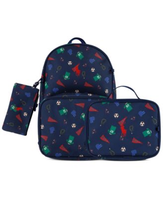 Big Boys Backpack, Lunch Box and Pencil Case Combo Set, 3 Piece