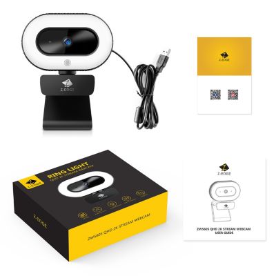 ZE560S QHD 2K Stream Webcam Auto Focus Web Camera for PC/Desktop/Laptop
