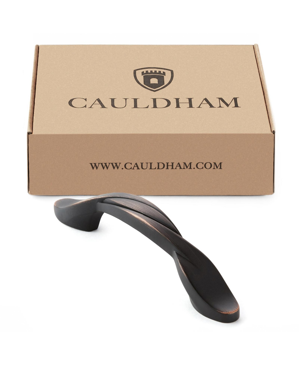 Cauldham 10 Pack Solid Braided Kitchen Cabinet Pulls Handles (3