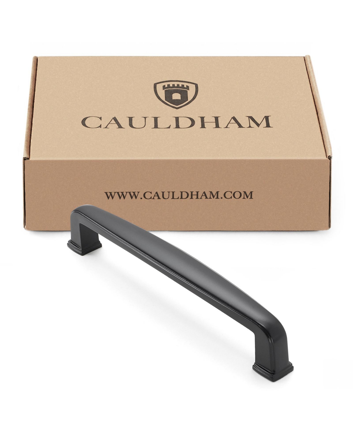 Cauldham 10 Pack Solid Kitchen Cabinet Handles (5