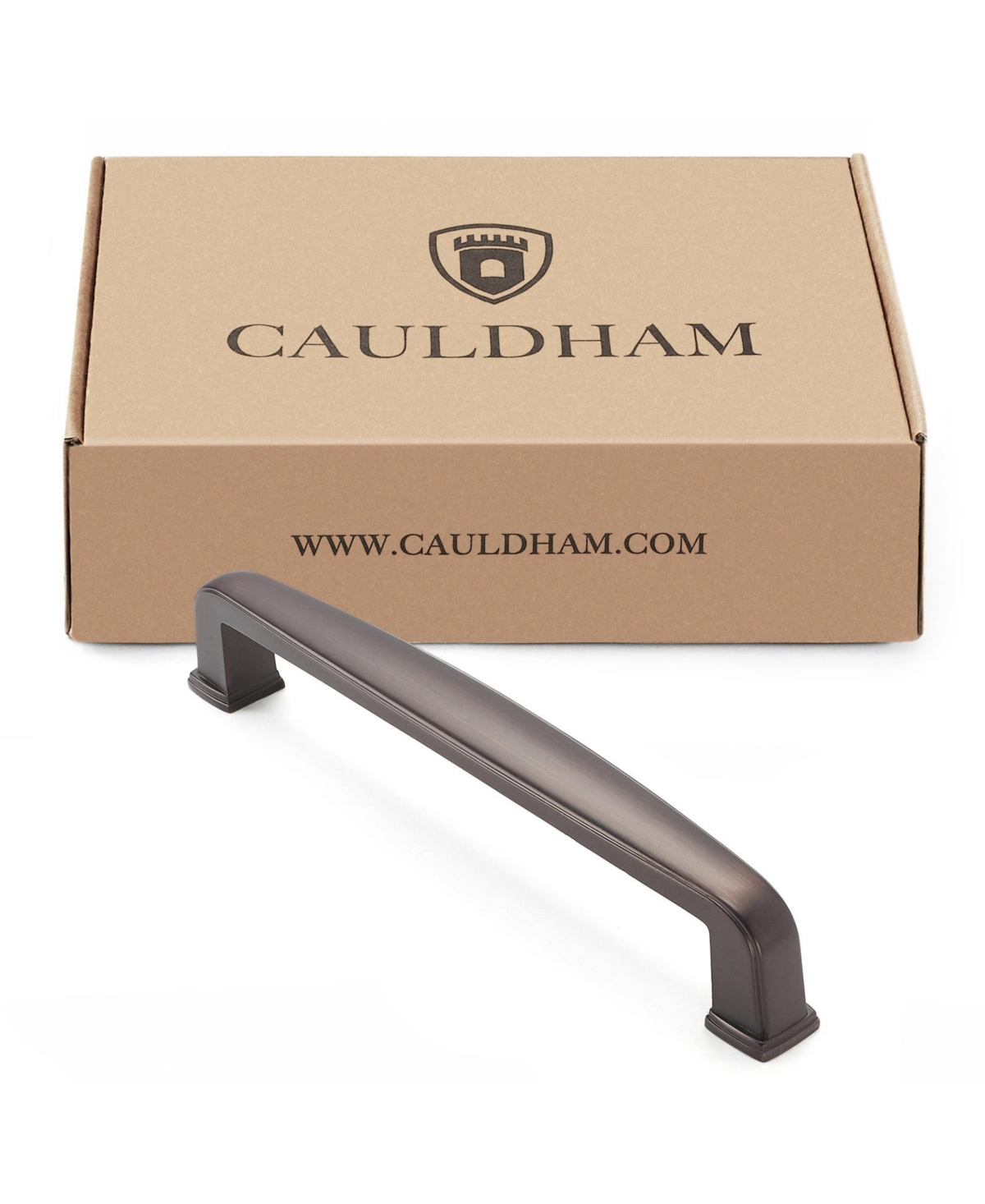 Cauldham 5 Pack Solid Kitchen Cabinet Handles (5