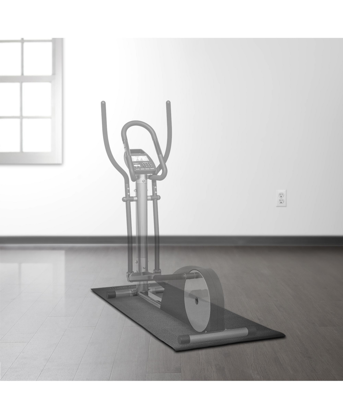 Philosophy Gym Exercise Equipment Mat 30 x -Inch, 6mm Thick High Density Pvc Floor Mat for Ellipticals, Treadmills, Rowers